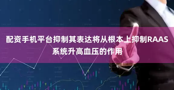 配资手机平台抑制其表达将从根本上抑制RAAS系统升高血压的作用